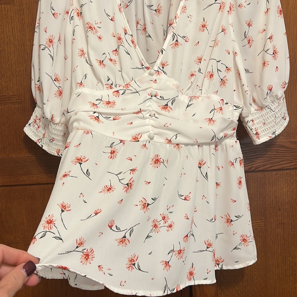 Floral woman’s blouse